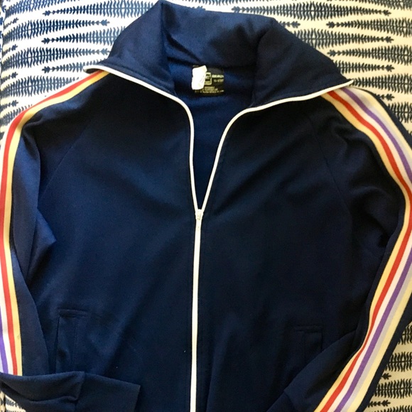 kmart Jackets & Coats Vintage Kmart Track Jacket Navy Blue With